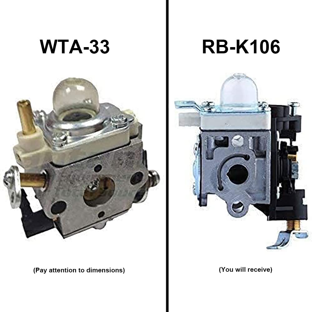 Hipa RB-K106 PB-250LN air filter included for cleaner intake.