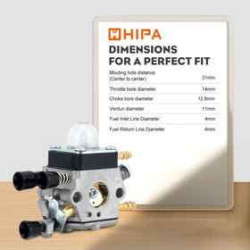 Hipa ready-to-run carburetor kit arrives calibrated for quick installation