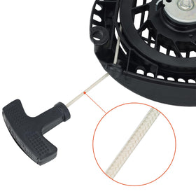 Hipa recoil starter xt800 hd775 detail emphasizes alignment and smooth pull.
