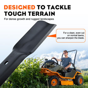 Rust-preventive coating on Hipa blades protects edges during use and handling.