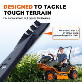 Hipa RZT42/ZT1 42-inch mulching blades for compatible decks