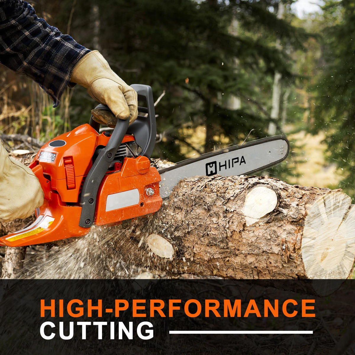 Hipa semi-chisel design delivers efficient cutting with reduced vibration.
