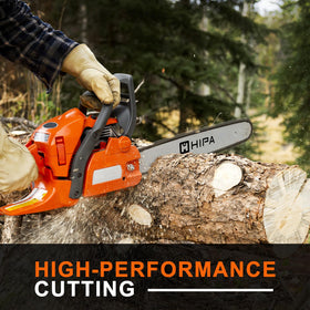 Hipa semi-chisel design delivers efficient cutting with reduced vibration.
