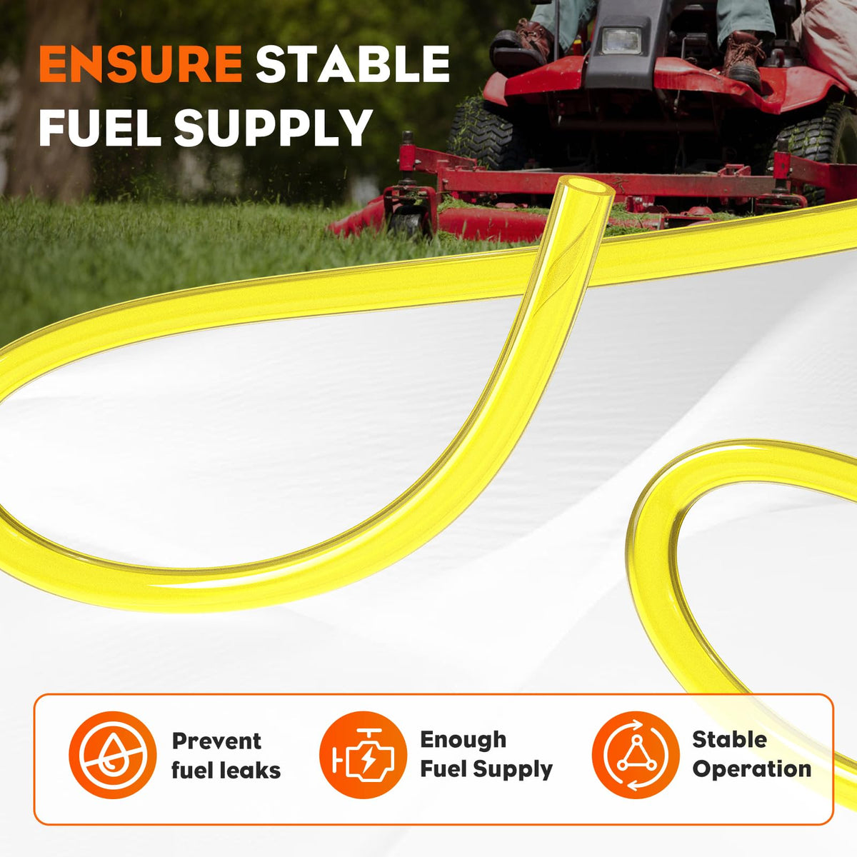 Hipa smooth soft hose in use reduces kinking and simplifies replacement