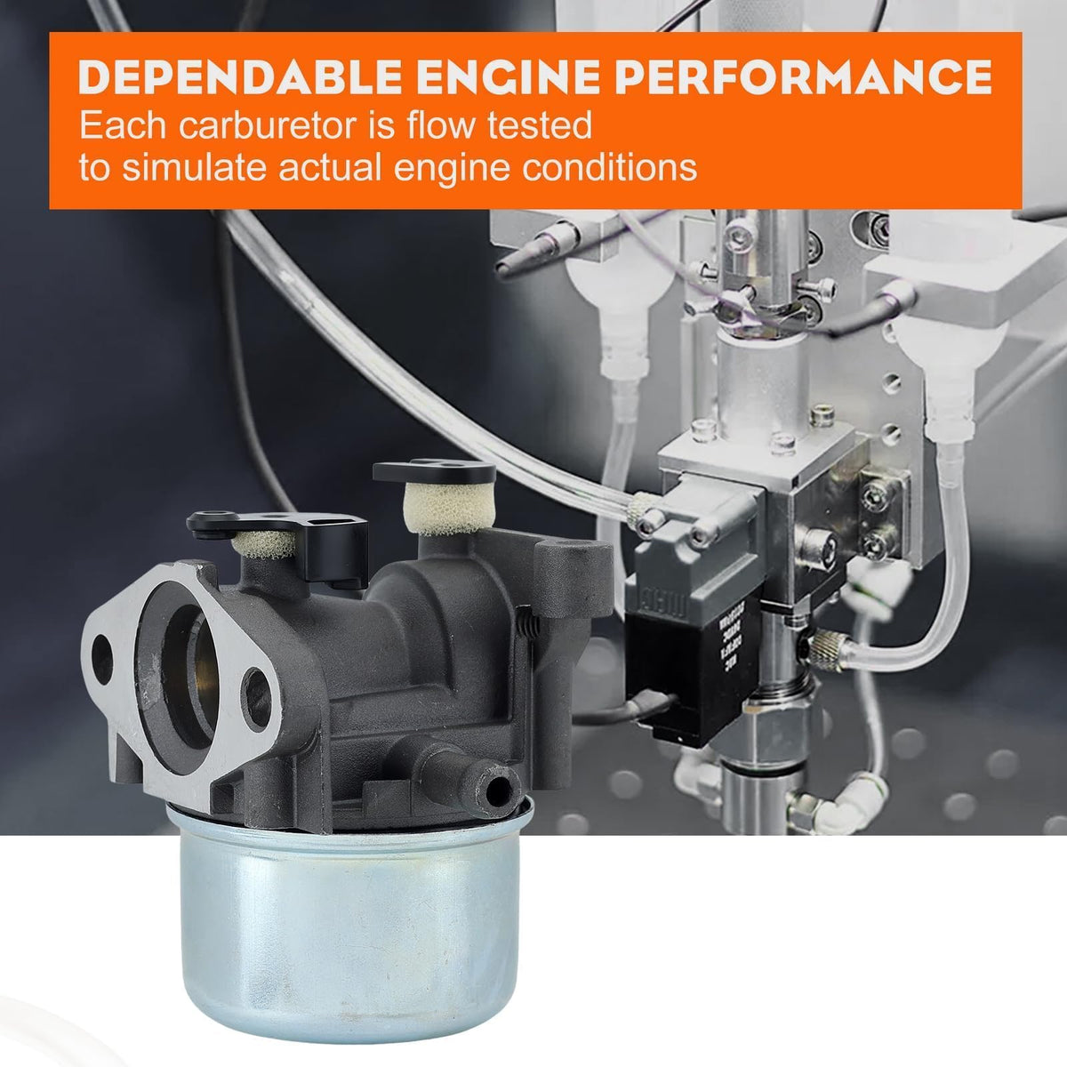 Spark plug included for reliable combustion in JS engines.