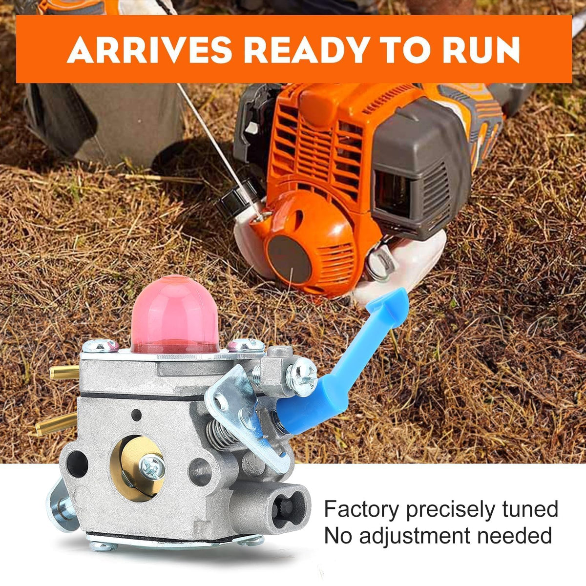 Hipa spark plug ensures reliable ignition for easier starts.