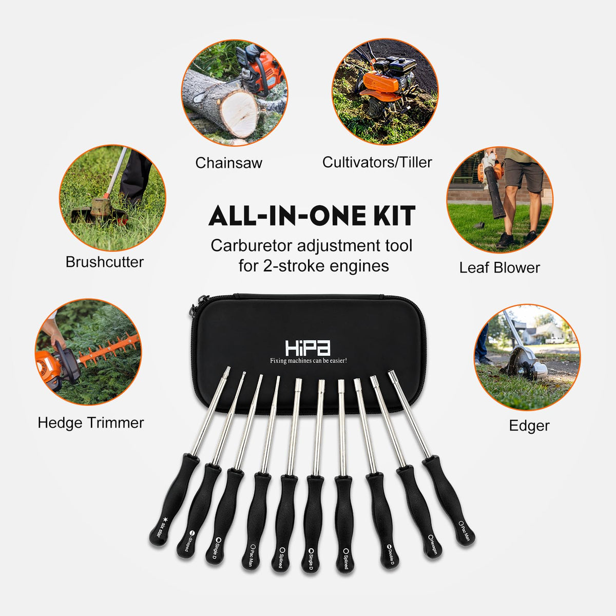 Hipa square-handle precision adjustment tool for accurate 1/4-turn tuning.
