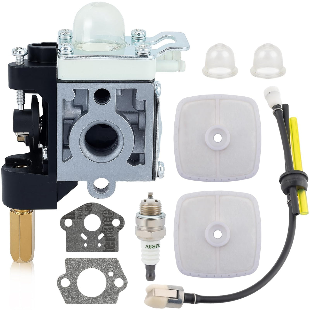 Hipa SRM-210 carburetor front view, compact and ready to install