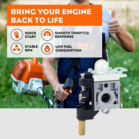 Hipa SRM-210 carburetor wet-flow tested for realistic engine performance.