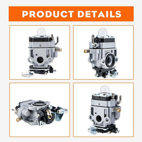 Hipa SRM-260 carburetor air-filter included shows comprehensive kit value.