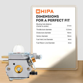 Hipa SRM2100 spark plug ensures reliable ignition and quick starts