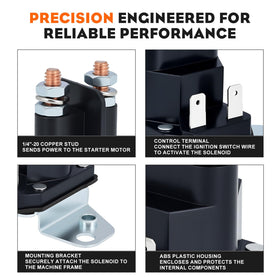 Hipa starter solenoid for RZT series ensuring dependable starts