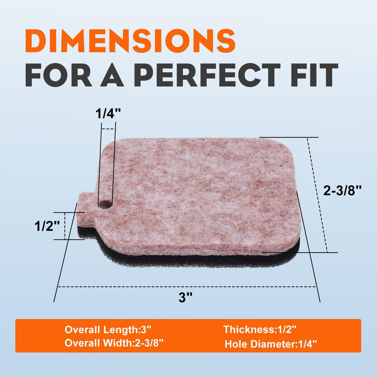 Hipa air-filter media close-up shows multi-fiber high-density design