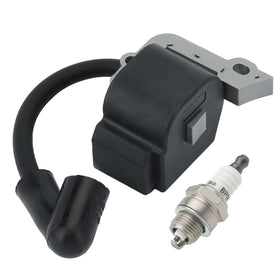 Hipa FS45 ignition coil close-up for reliable starts on Stihl trimmers.