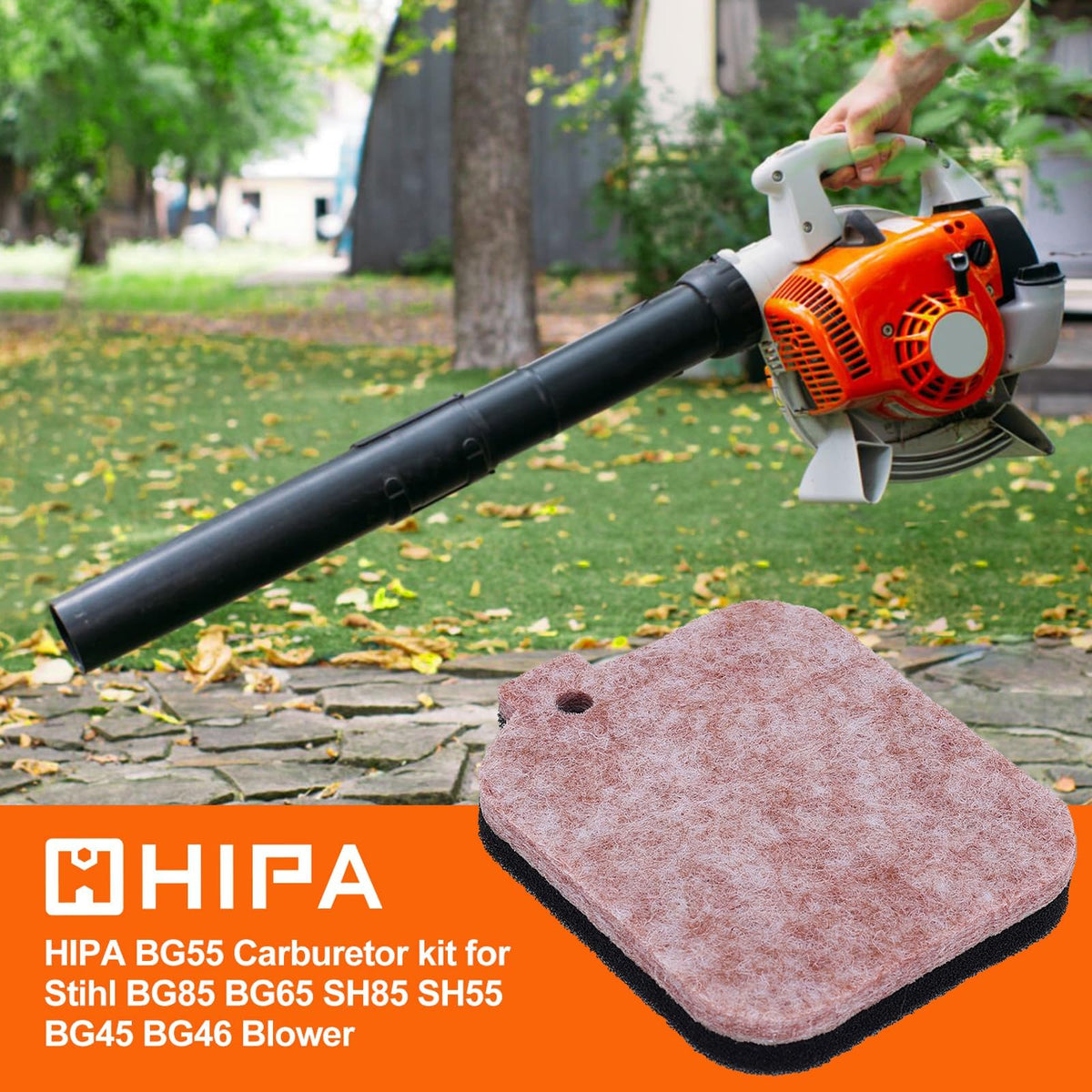 Hipa primer bulb close-up highlighting easy start and maintenance