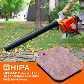 Hipa primer bulb close-up highlighting easy start and maintenance
