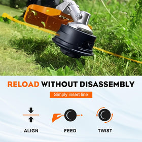 Hipa straight shaft trimmer head installation guidance and fit.