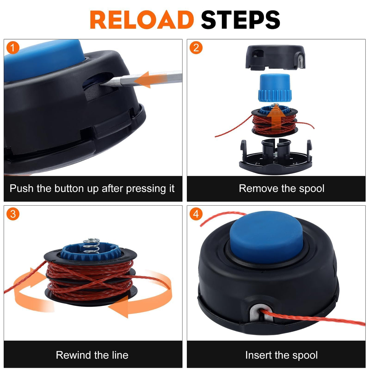 M10 x 1.25 LH mounting referenced for Husqvarna compatibility