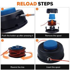 M10 x 1.25 LH mounting referenced for Husqvarna compatibility