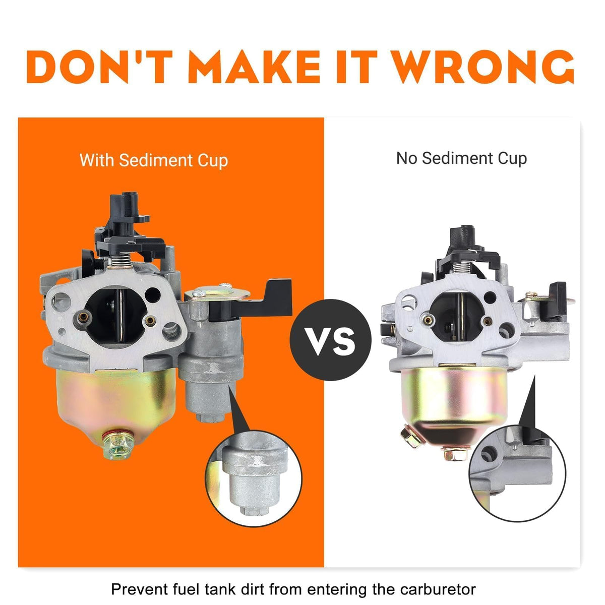 Throttle bore 18mm detail from Hipa carburetor for smooth throttle response