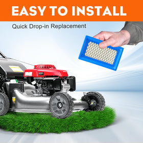 Hipa two-pack air filters allow quick replacements