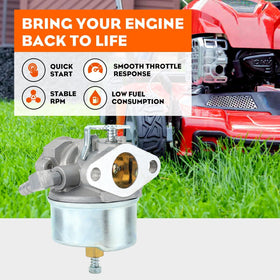 Hipa two-foot fuel line included for easy installation with the carburetor