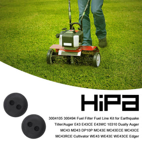 Hipa two-hole grommet assembly secures fuel lines for a clean fit