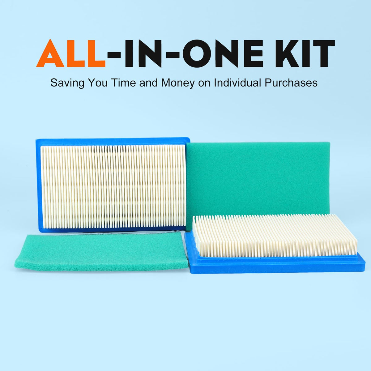 Hipa two-pack pre-filters extend maintenance intervals