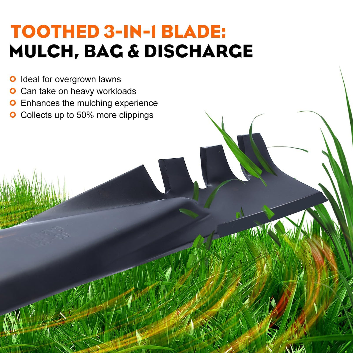 Hipa XT2 LX42 42-inch blades for higher lift and mulching