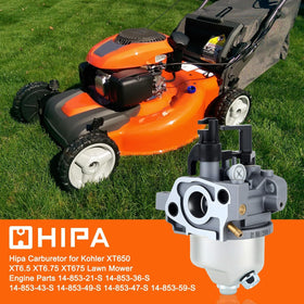 Hipa XT675 carburetor side view showing compact durable design for longevity.