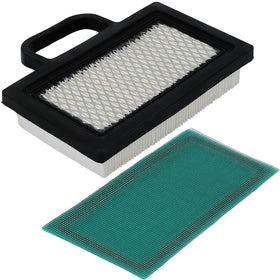 Hipa YTH2348 air filter front view for Intek engines, supports clean airflow.