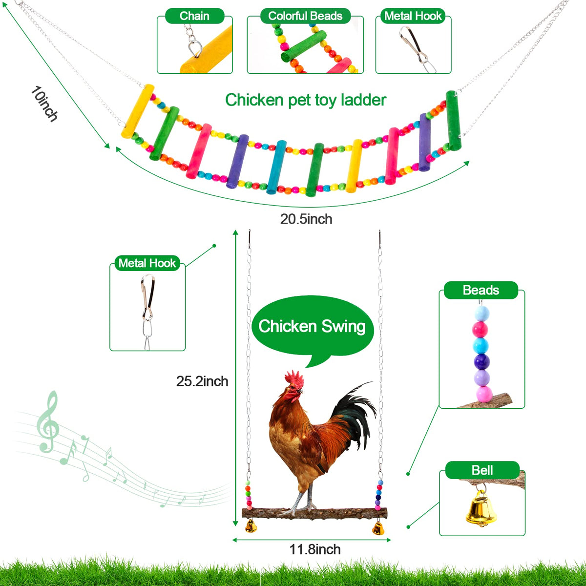 Hipykat ladder perch boosts hens' climbing exploration and exercise