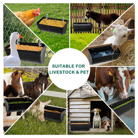 Hipykat thickened plastic trough designed for durability and safety.