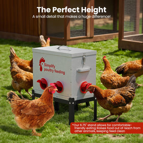 Hiqufet durable galvanized steel construction withstands outdoor weather