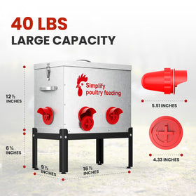 Hiqufet large capacity tank minimizes refills for busy flocks