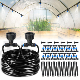 HIRALIY 118ft misting tubing provides wide greenhouse coverage for plants