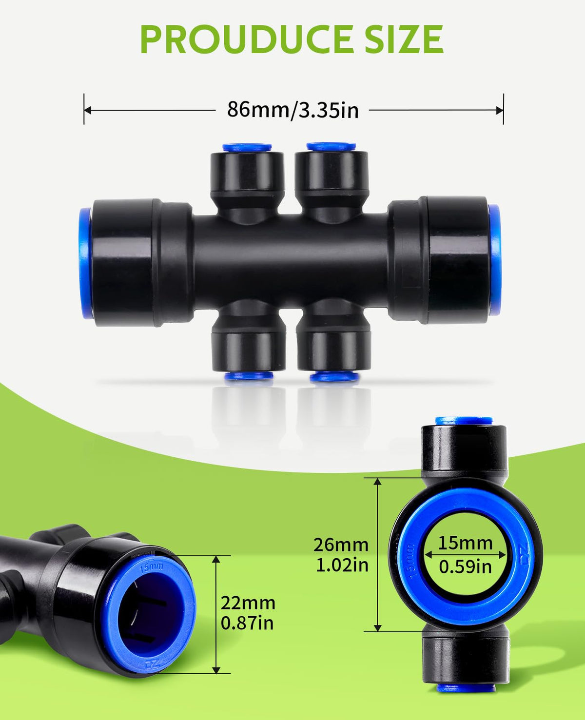 HIRALIY 15mm main hose interface enabling secure connections