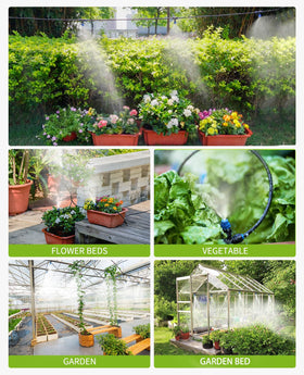 HIRALIY hanging irrigation setup suits canopies and pots
