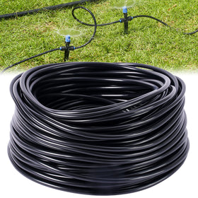HIRALIY quarter-inch blank distribution tubing 98ft roll for flexible drip irrigation layouts
