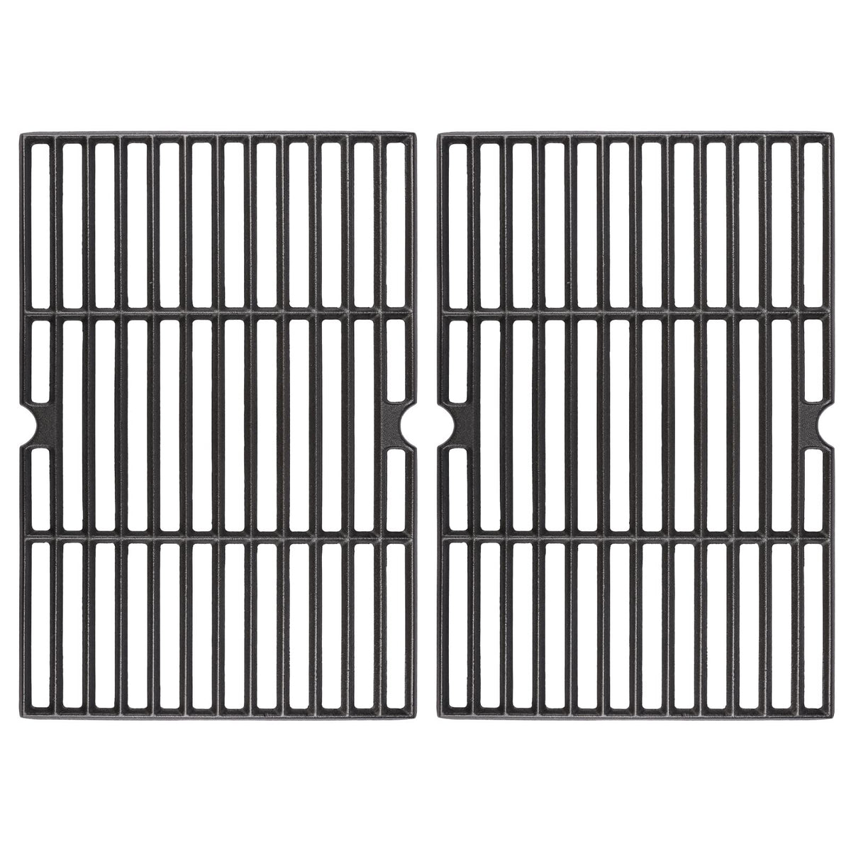 Hisencn cast iron grill grates for Dyna-Glo; two-piece set improves heat distribution