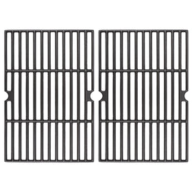 Hisencn cast iron grill grates for Dyna-Glo; two-piece set improves heat distribution