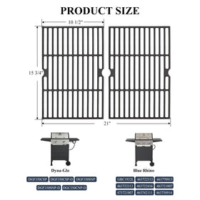 Hisencn Dyna-Glo grate for even cooking and reliable sear marks