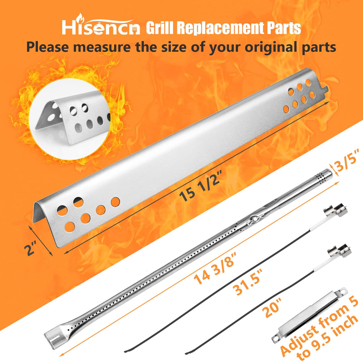 Hisencn box includes all parts for a complete upgrade
