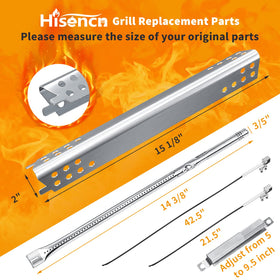 Hisencn four burners for Charbroil Advantage 4-Burner provide durable rebuild.
