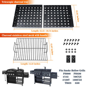 Hisencn high-temperature coating protects the tray during intense grilling sessions.