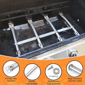 Hisencn crossover tube for Charbroil 463436513 promotes safe, even heat transfer.