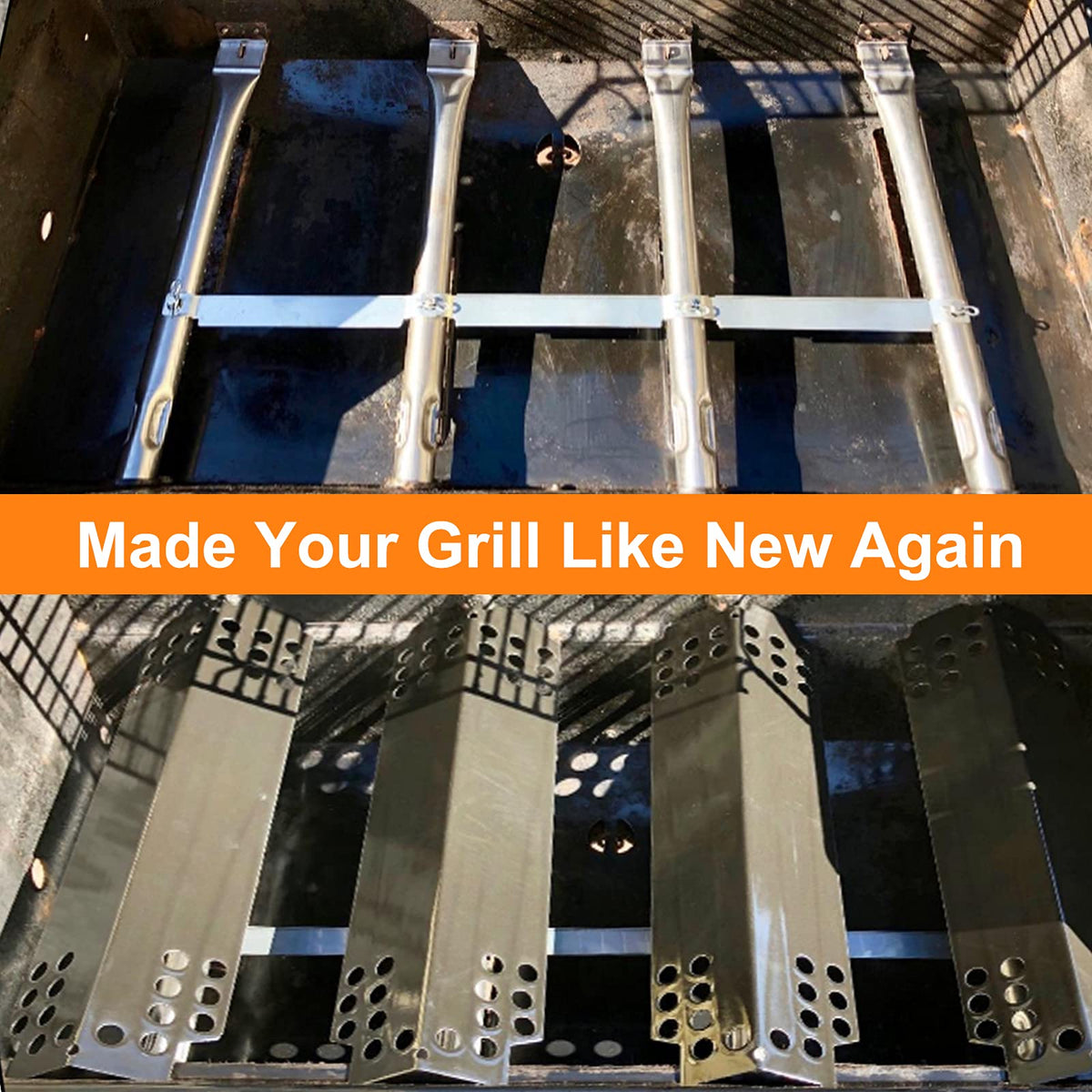 Hisencn crossover tube for Charbroil 463436914 supports efficient flame distribution and durability.