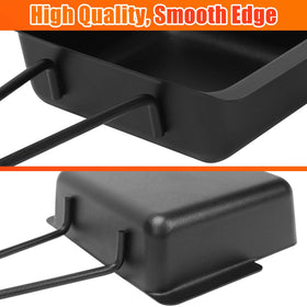 Hisencn drip pan with handle enables easy transport during barbecues