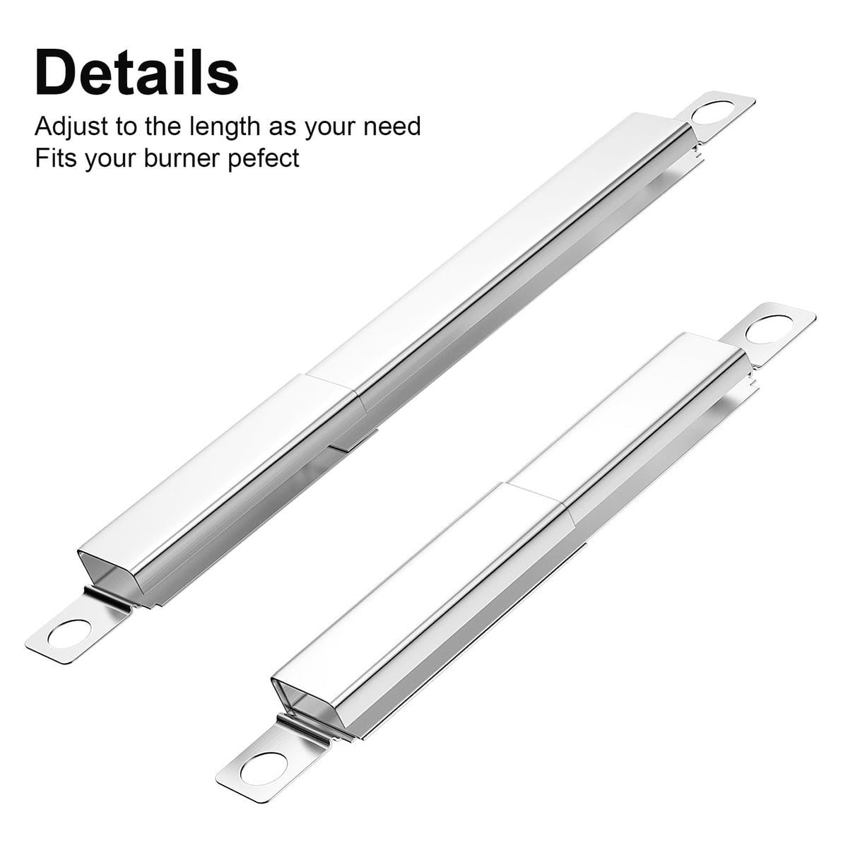 Hisencn 304 stainless steel grill tube highlights corrosion resistance.