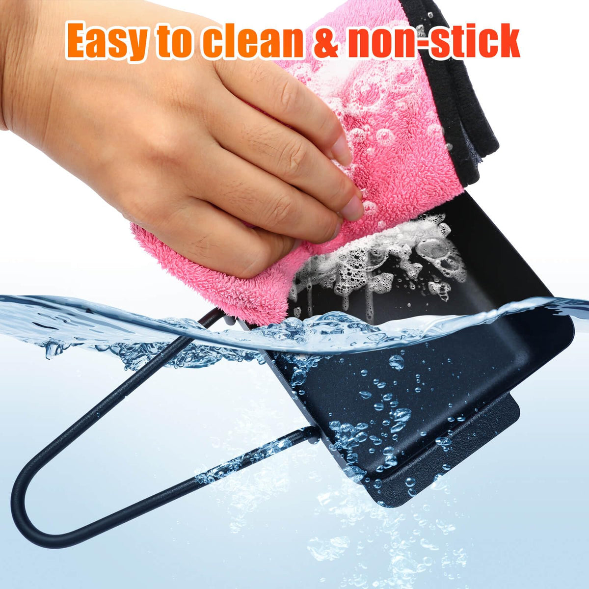 Hisencn easy-clean grease tray reduces post-cook cleanup time